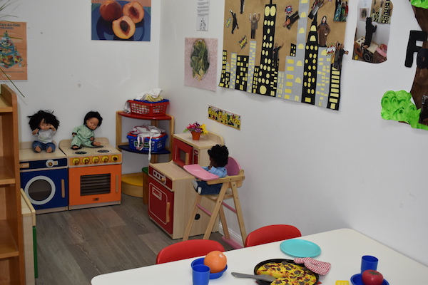 Play corner at kindy b room