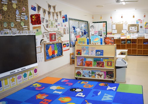 The play mat in the Kindy C room