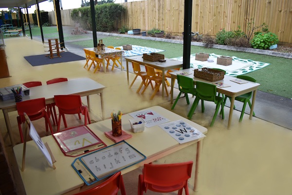 Preschool outdoor area